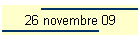 26 novembre 09
